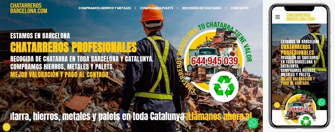 The Webmaster Web Makers Chatarreros Barcelona diseno web