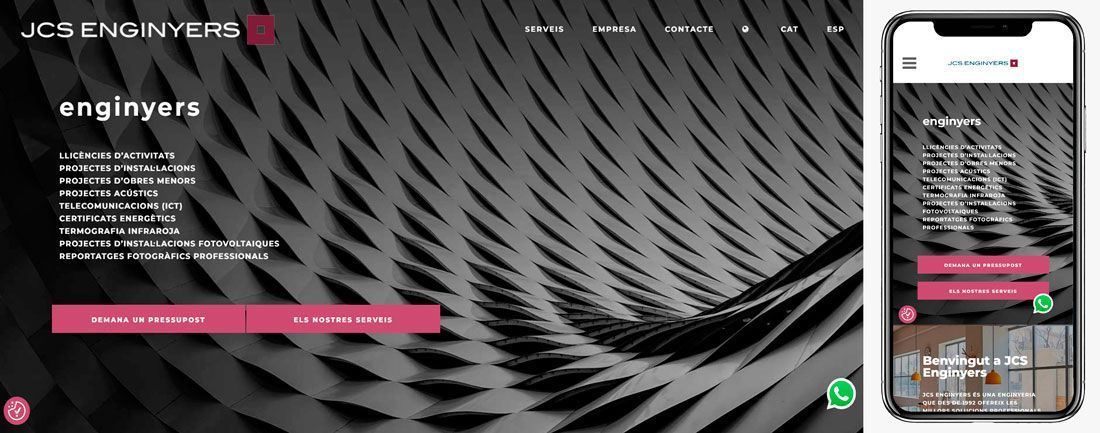 The Webmaster Web Makers JCS Enginyers diseno web